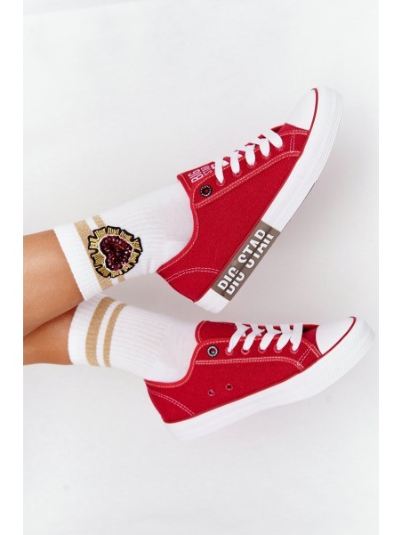 Women's Sneakers BIG STAR HH274115 Red