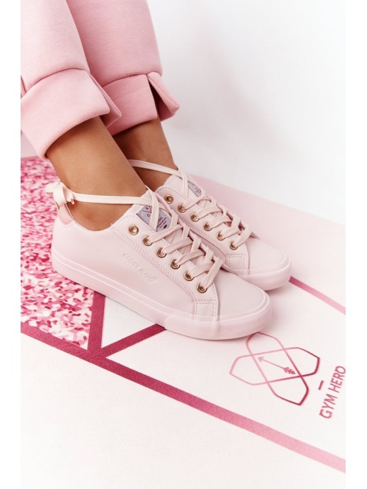 Women's Leather Sneakers CROSS JEANS HH2R4004C Pink