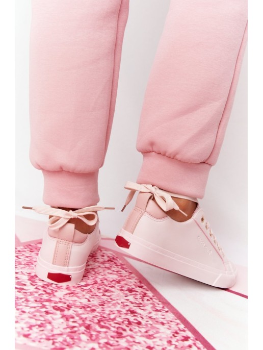 Women's Leather Sneakers CROSS JEANS HH2R4004C Pink