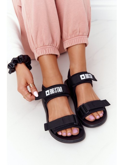 Women's Sport Sandals Big Star HH274A024 Black Women's Sport Sandals Big Star HH274A024 Black