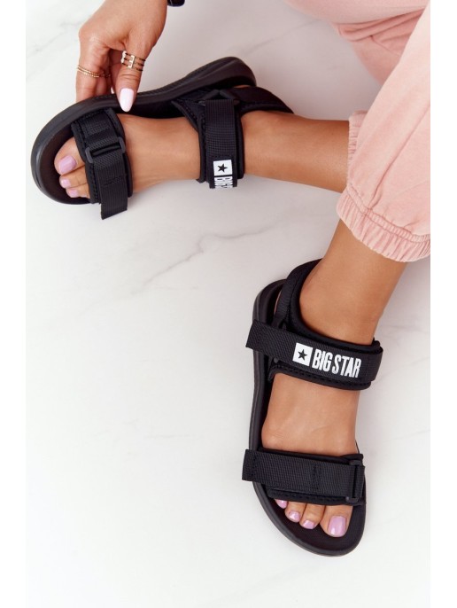 Women's Sport Sandals Big Star HH274A024 Black Women's Sport Sandals Big Star HH274A024 Black