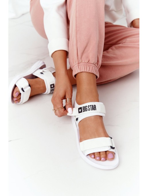 Women's Sport Sandals Big Star HH274A026 White Women's Sport Sandals Big Star HH274A026 White