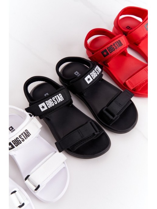 Women's Sport Sandals Big Star HH274A026 White Women's Sport Sandals Big Star HH274A026 White