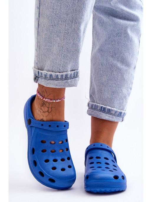 Women's Slides Foam Blue Crocs EVA Women's Slides Foam Blue Crocs EVA
