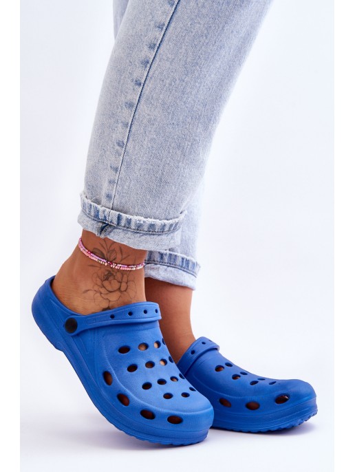 Women's Slides Foam Blue Crocs EVA Women's Slides Foam Blue Crocs EVA