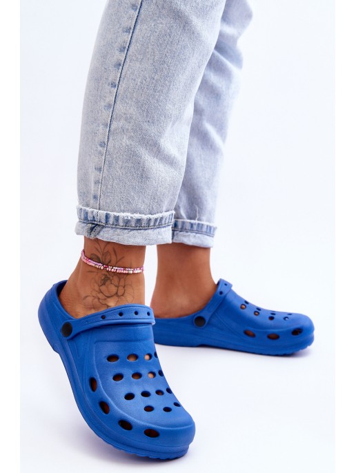 Women's Slides Foam Blue Crocs EVA Women's Slides Foam Blue Crocs EVA