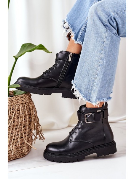 Izoliuoti batai Cross Jeans EE2R4086C Juodi