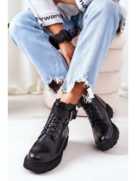 Izoliuoti batai Cross Jeans EE2R4086C Juodi