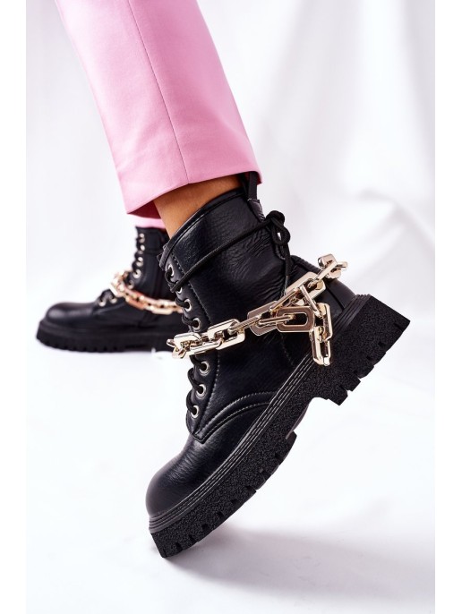 Stylish High Boots Black Grail