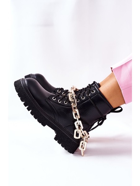 Stylish High Boots Black Grail