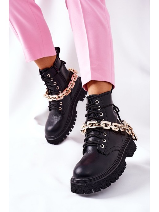 Stylish High Boots Black Grail
