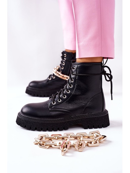 Stylish High Boots Black Grail