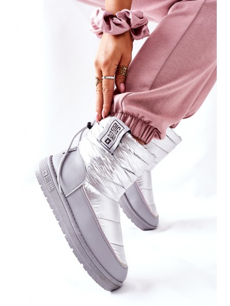 Women's Snow Boots Big Star II274118 Silver