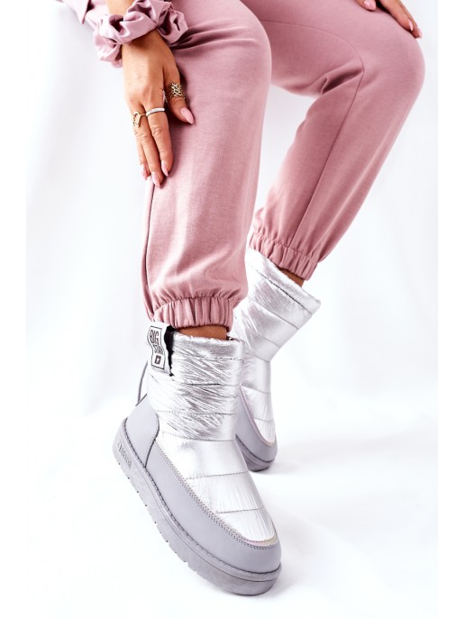 Women's Snow Boots Big Star II274118 Silver Women's Snow Boots Big Star II274118 Silver