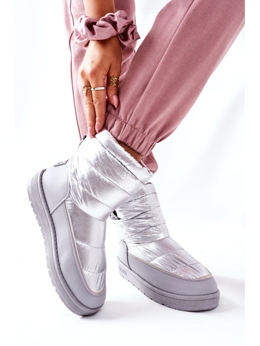 Women's Snow Boots Big Star II274118 Silver Women's Snow Boots Big Star II274118 Silver