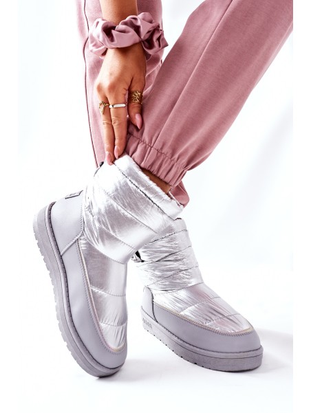 Women's Snow Boots Big Star II274118 Silver