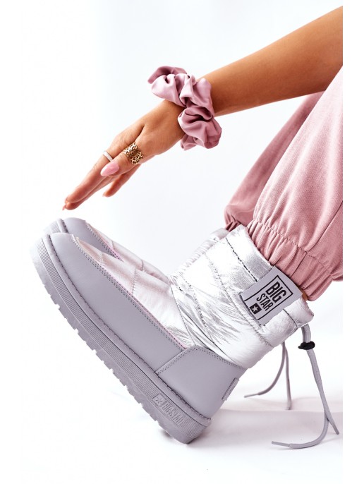 Women's Snow Boots Big Star II274118 Silver Women's Snow Boots Big Star II274118 Silver