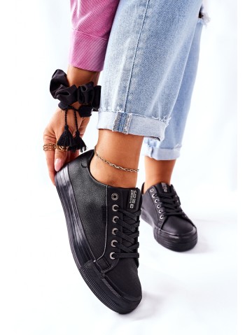 Women's Sneakers On A Platform BIG STAR II274345 Black 2
