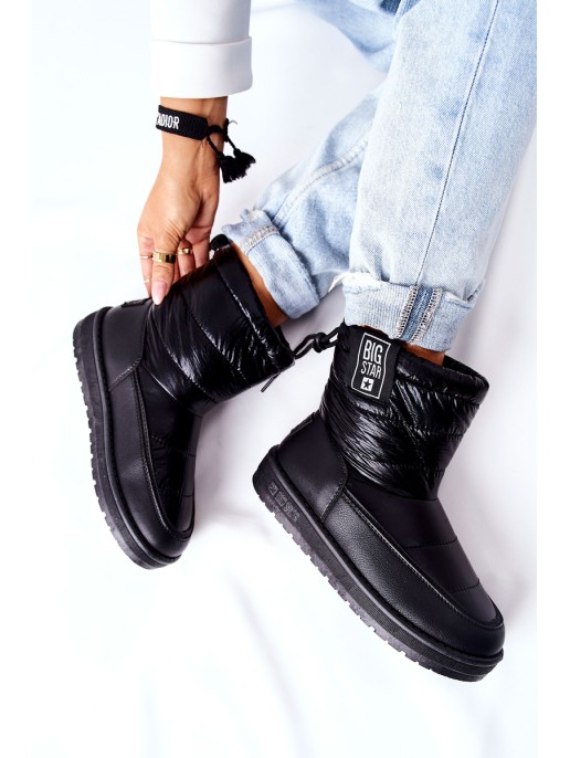 Women's Snow Boots Big Star 274120 Black Women's Snow Boots Big Star 274120 Black