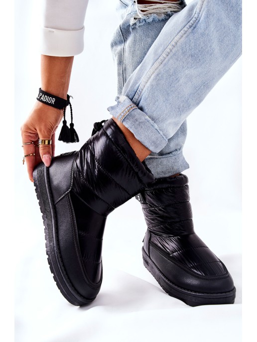 Women's Snow Boots Big Star 274120 Black Women's Snow Boots Big Star 274120 Black