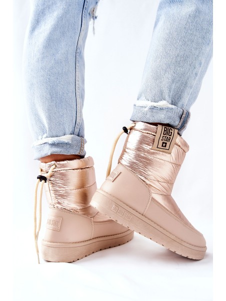 Women's Snow Boots Big Star II274121 Beige