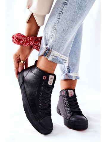 Women's High Sneakers Cross Jeans II2R4032C Black 2