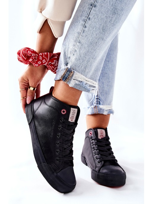 Women's High Sneakers Cross Jeans II2R4032C Black