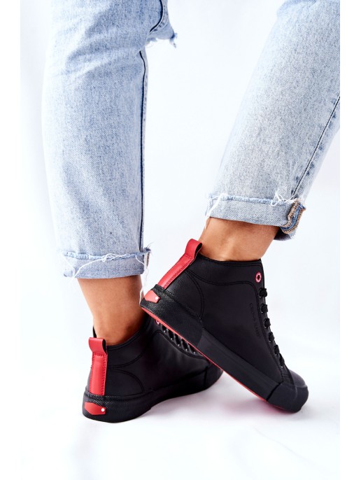 Women's High Sneakers Cross Jeans II2R4032C Black