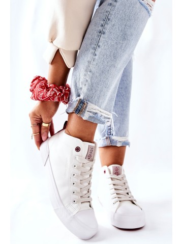 Women's High Sneakers Cross Jeans II2R4033C White