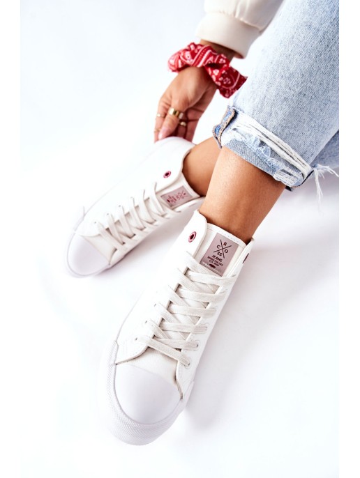 Women's High Sneakers Cross Jeans II2R4033C White