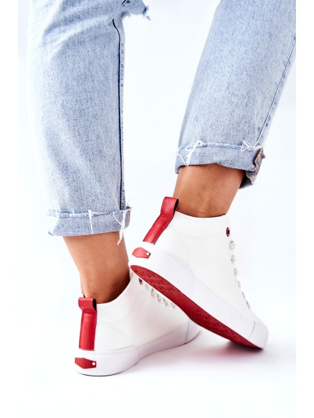 Women's High Sneakers Cross Jeans II2R4033C White