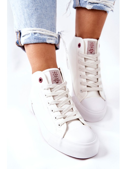 Women's High Sneakers Cross Jeans II2R4033C White