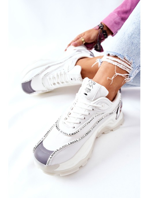 Women's Sneakers Cross Jeans II2R4017C White Women's Sneakers Cross Jeans II2R4017C White