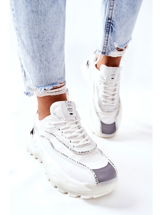 Women's Sneakers Cross Jeans II2R4017C White Women's Sneakers Cross Jeans II2R4017C White