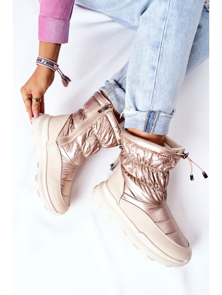 Women's Warm-up Snowboots Gold Starbone