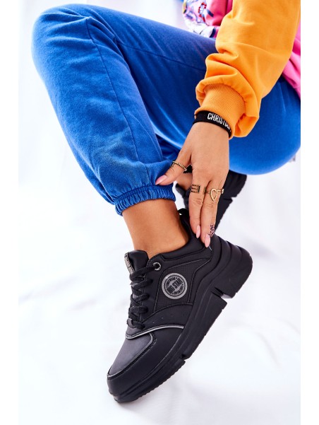 Sport Shoes On A Platform Big Star II274313 Black