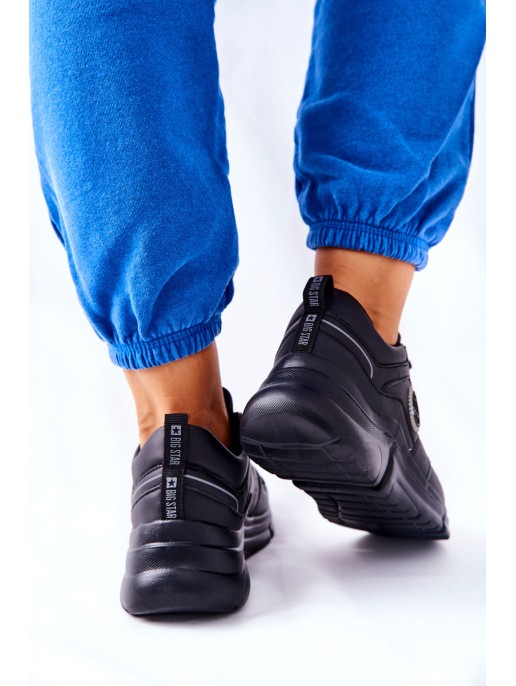 Sport Shoes On A Platform Big Star II274313 Black Sport Shoes On A Platform Big Star II274313 Black