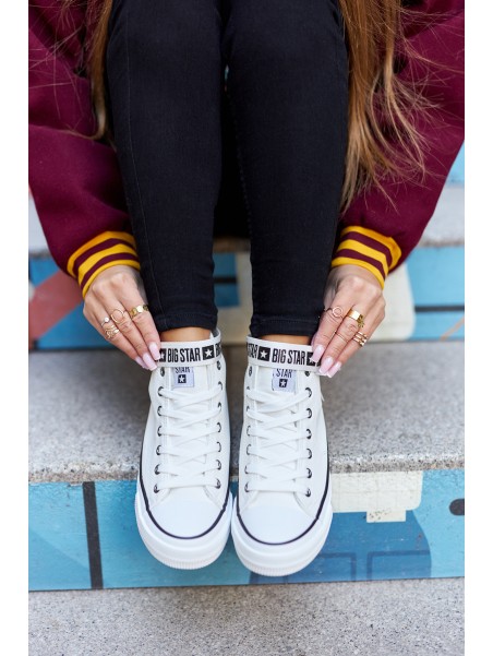 High Heeled Sneakers Big Star GG274027 White