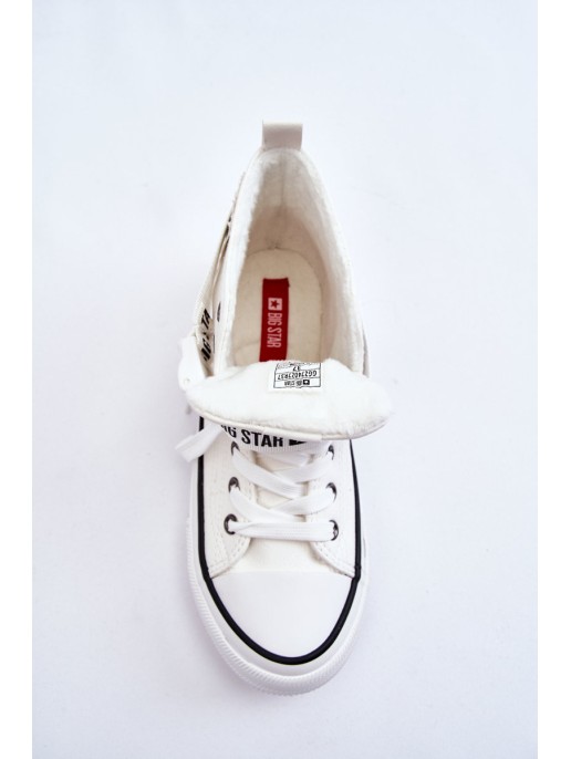 High Heeled Sneakers Big Star GG274027 White High Heeled Sneakers Big Star GG274027 White