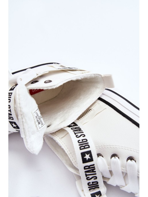 High Heeled Sneakers Big Star GG274027 White High Heeled Sneakers Big Star GG274027 White