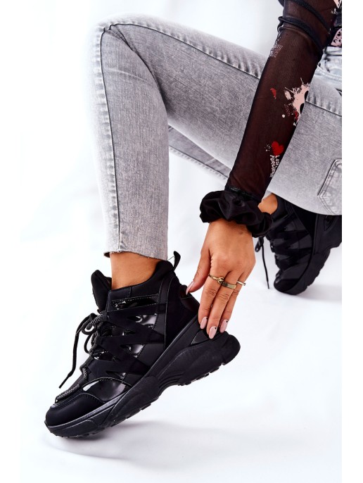 Sport Heeled Boots Black Hesane