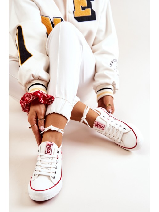 Women's Sneakers BIG STAR JJ274123 White Women's Sneakers BIG STAR JJ274123 White