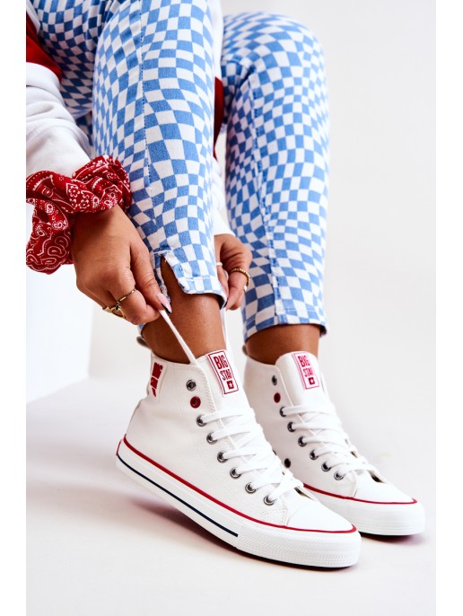 Aukšti sportbačiai Big Star JJ274127 balti Aukšti sportbačiai Big Star JJ274127 balti