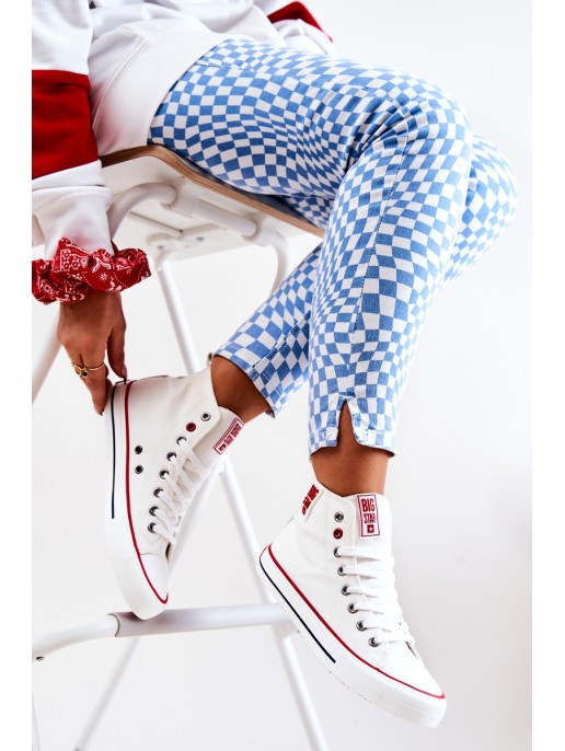 Aukšti sportbačiai Big Star JJ274127 balti Aukšti sportbačiai Big Star JJ274127 balti