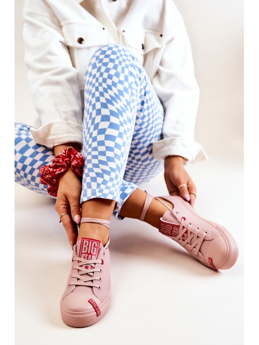 Moteriški sportbačiai Big Star JJ274167 Rožiniai Moteriški sportbačiai Big Star JJ274167 Rožiniai