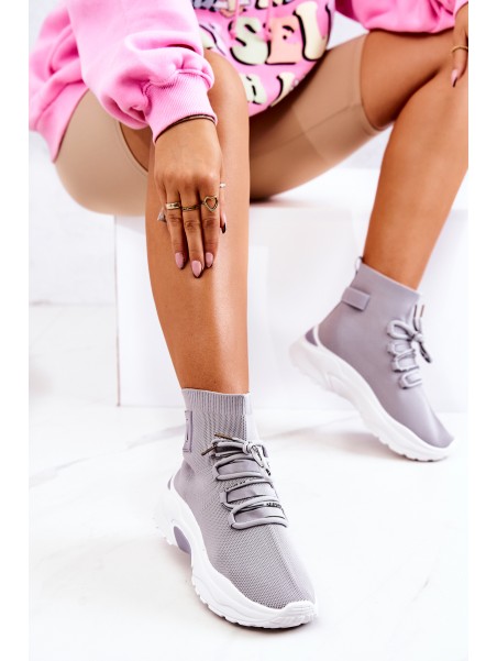 Women's Sport Sock Shoes Grey KeSport