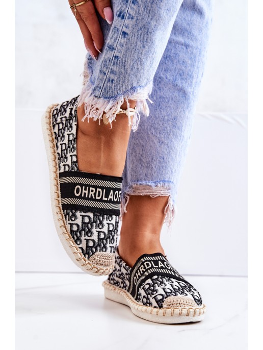 Classic Espadrilles Black Warm Time