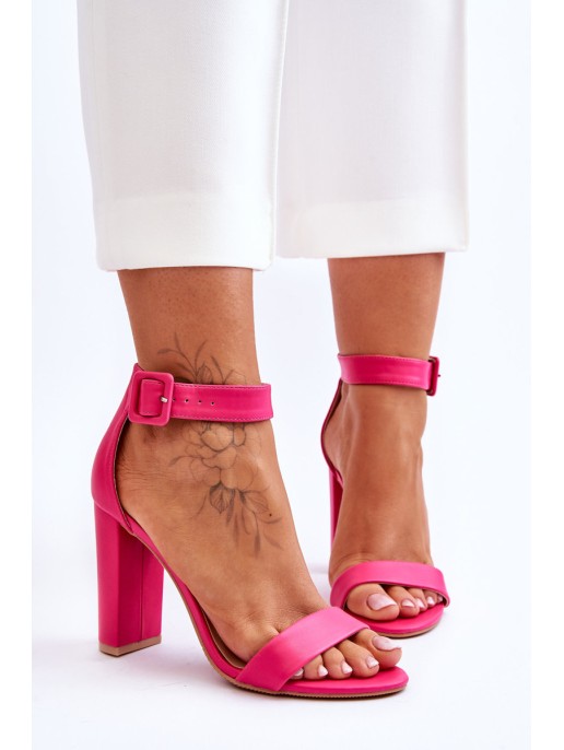 Heel Sandals Pink Georgina