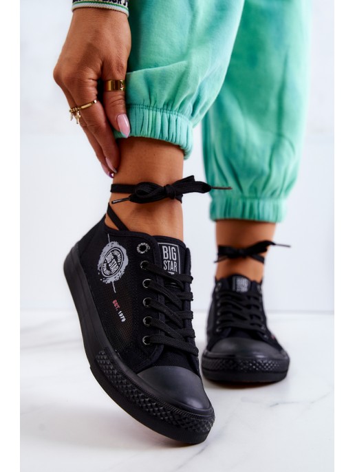 Moteriški sportbačiai BIG STAR JJ274A256 juodi Moteriški sportbačiai BIG STAR JJ274A256 juodi