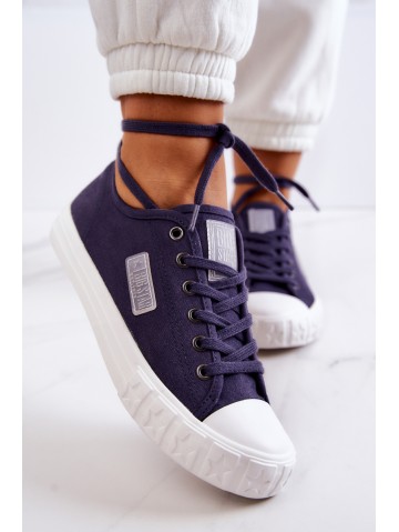 Classic Women's Sneakers BIG STAR JJ274494 Navy Blue 2